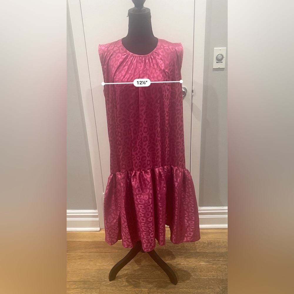 Pink Leopard Maternity Dress - Picture 3 of 7